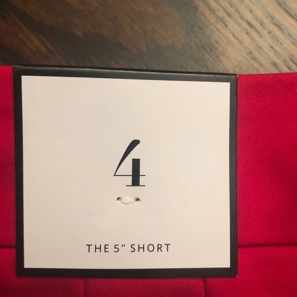 NWT 4 inch shorts red size 4 - Picture 3 of 5
